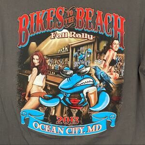 Bikes to the Beach 2013 OC, MD T- Shirt Size XL